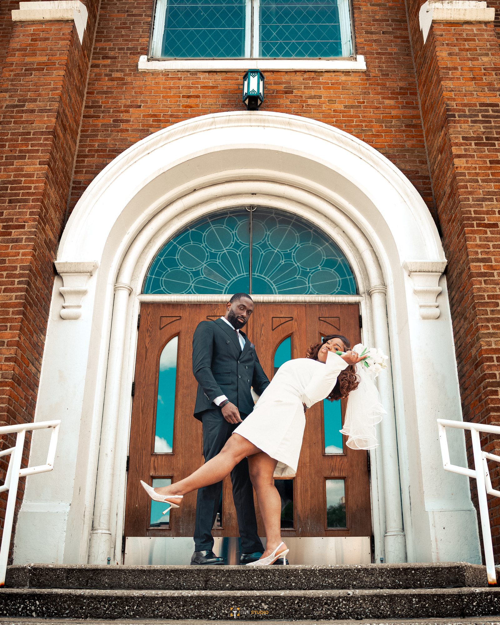 Church doorway dip